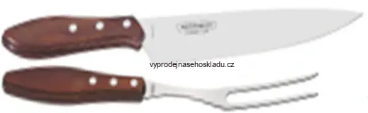 Nůž a vidlička na porcování masa